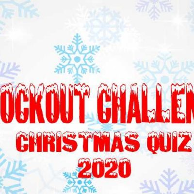 the Knockout Challenge Christmas Quiz banner clipart