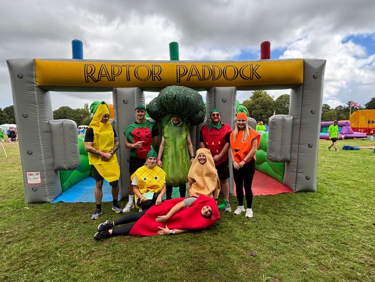 Picture of a 2025 fancy dress charity teams in Sheerness