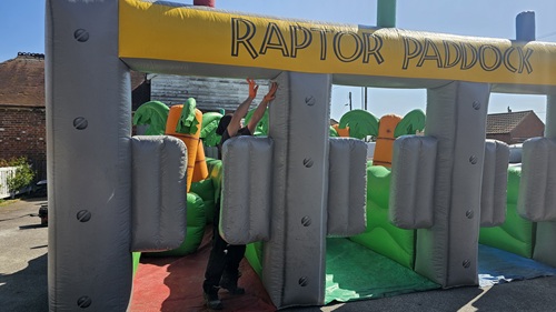 ADIPS inspectors perform a annual check on the inflatables